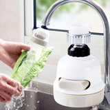 Rotatable Faucet Sprayer Head Anti Splash Tap Booster Shower Water Saving