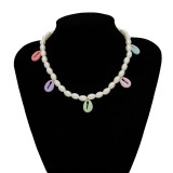 Multi Layered Pearl Choker Necklace