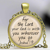 2016 Top Quality Christian jewelry Inspirational Jesus necklace silver chain necklace Faith Bible Necklaces pendants HZ1