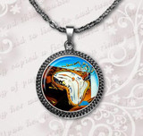 2017 Limited Rushed Zi Women Classic Maxi Necklaces Collares Collier Salvador Dali Necklace Pendant Glass Dome Jewelry HZ1