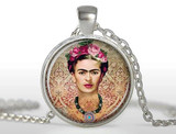 2017 Real Limited Zi Women Bohemia Maxi Necklaces Collier Collares Frida Kahlo Necklace Jewelry Art Pendant Charm HZ1