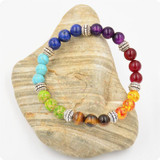 7 Chakra Healing Bracelet with Real Stones