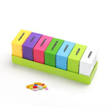 7 Days Pill Box Organizer Portable Weekly Travel Medicine Storage Case