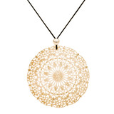 Lacey YG Circle Necklace