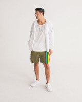 Love Olive Green Masculine Jogger Shorts