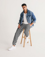Checkerboard Masculine Track Pants