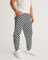 Checkerboard Masculine Track Pants