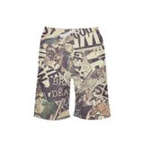 Newspaper Swim Trunk