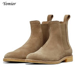 Yomior - Handmade Men Chelsea Vintage Boots