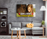 Best Friends Forever Personalized Name Horse Canvas