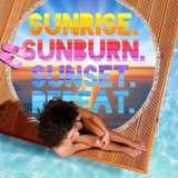 SUNRISE SUNBURN SUNSET REPEAT BEACH/PICNIC BLANKET