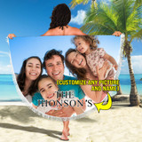 PERSONALIZED FAMILY BEACH/PICNIC BLANKET