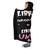 LIBRARIANS UNICORN HOODED SHERPA BLANKET