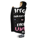 HYGIENIST UNICORN HOODED SHERPA BLANKET