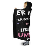 ER NURSES UNICORN HOODED SHERPA BLANKET