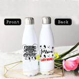 PERSONALIZED FISHING STAINLESS STEEL THERMAL BOTTLE
