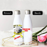 PERSONALIZED MALTESE STAINLESS STEEL THERMAL BOTTLE