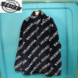 And American Autumn 2021 European Winter Imitation Fur Jacket Men And Women Letter Printing Warm Cotton Jacket
