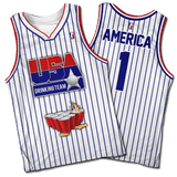 USA Drinking Team Basketball #1 Jersey