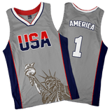 America #1 USA Basketball Jersey