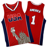 America #1 USA Basketball Jersey