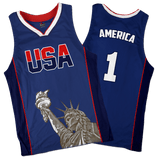 America #1 USA Basketball Jersey