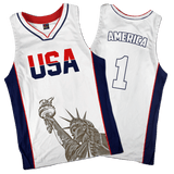 America #1 USA Basketball Jersey