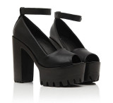 Chunky Heel Platform Peep toes Shoes