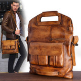 Genuine Leather Men's Handbag Casual Male