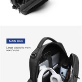 Backpack USB Charging Waterproof Backpacks Casual