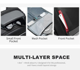 Backpacks Men USB Charge Multi-layer