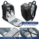 Backpacks Men USB Charge Multi-layer