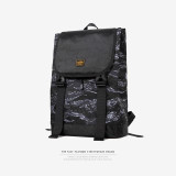 Camouflage backpack street hip hop style