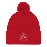 Pom Pom Knit Cap