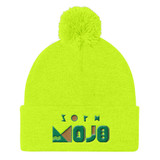 Pom Pom Knit Cap