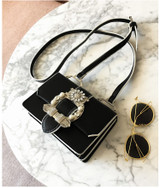 Avri Mini Crossbody Purse - Black