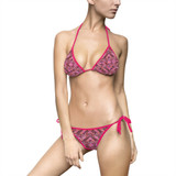 Pink Snake Bikini Set