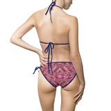 Pink Snake Bikini Set