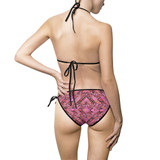 Pink Snake Bikini Set