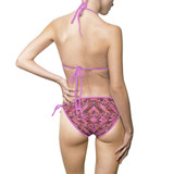 Pink Snake Bikini Set