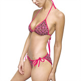 Pink Snake Bikini Set
