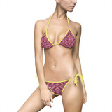 Pink Snake Bikini Set