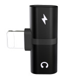T-shaped Headphone 2-in-1 Dual-port Headphone Adapte for iPhone 7 8 Plus X XS Xs Max 11 Audio Charger Dispenser Accessories