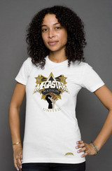 Megastar Nation United Shield - Womens Triblend T-shirt