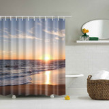 New Colorful Eco-friendly Beach Conch Starfish Shell Polyester  High Quality Washable Bath Decor Shower Curtains New Colorful Eco-friendly Beach Conch Starfish Shell Polyester  High Quality Washable Bath Decor Shower Curtains