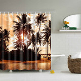 New Colorful Eco-friendly Beach Conch Starfish Shell Polyester  High Quality Washable Bath Decor Shower Curtains New Colorful Eco-friendly Beach Conch Starfish Shell Polyester  High Quality Washable Bath Decor Shower Curtains