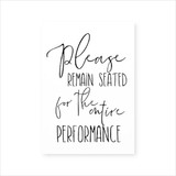 Funny Bathroom Sign Canvas Poster Wall Art Prints , No Selfies Enjoy Your Poop Please Remain Seated Toilet Signs Bathroom Decor