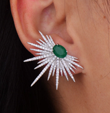 Spark CZ Stud Earrings