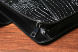 Crocodile Embossed Day Clutch