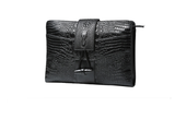 Crocodile Embossed Day Clutch